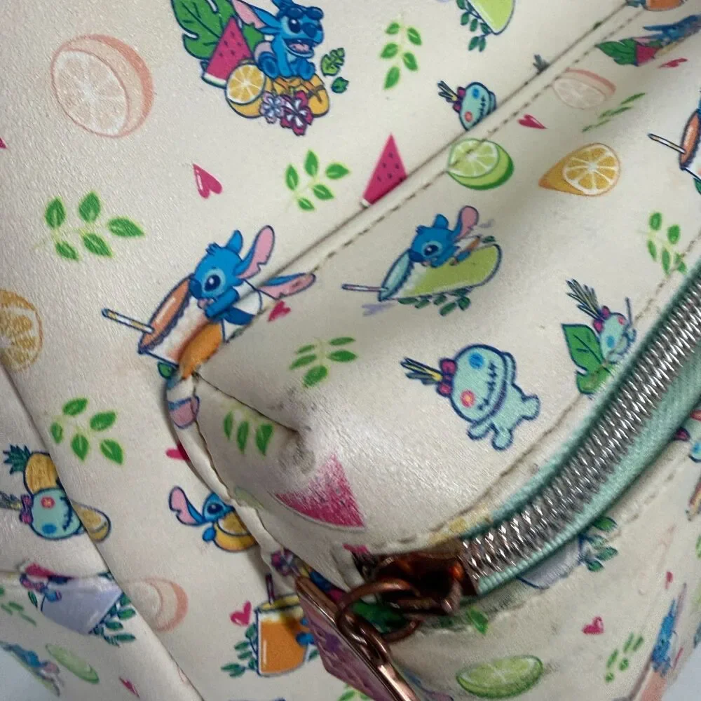 Disney Loungefly Lilo & Stitch Vacation Vibes Mini Backpack Scrump Watermelon